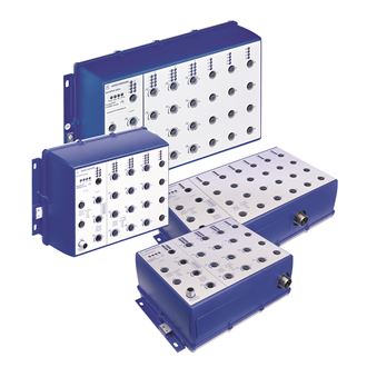 交换机不同连接的方法-赫斯曼连接器